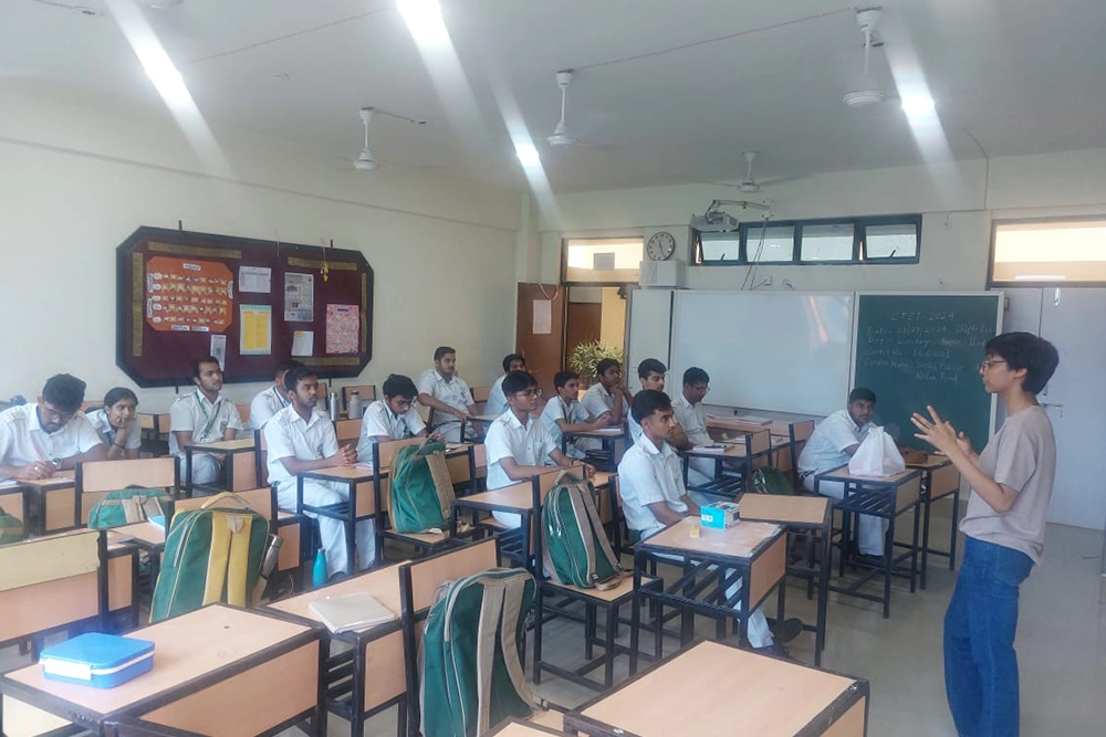 Inner Circle Session for Class 12 Students by DPS Kolar Alumni 07