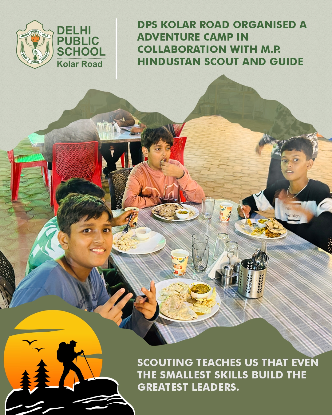 SCOUT AND GUIDE (ADVENTURES CAMP) IN COLLABORATION WITH M.P. HINDUSTAN SCOUT AND GUIDE-11