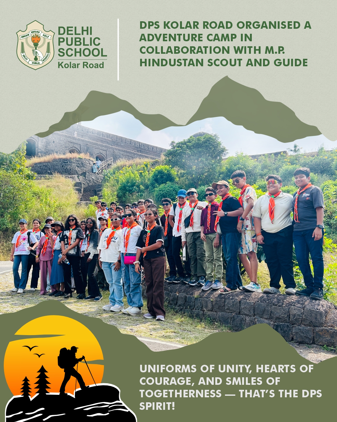 SCOUT AND GUIDE (ADVENTURES CAMP) IN COLLABORATION WITH M.P. HINDUSTAN SCOUT AND GUIDE-3