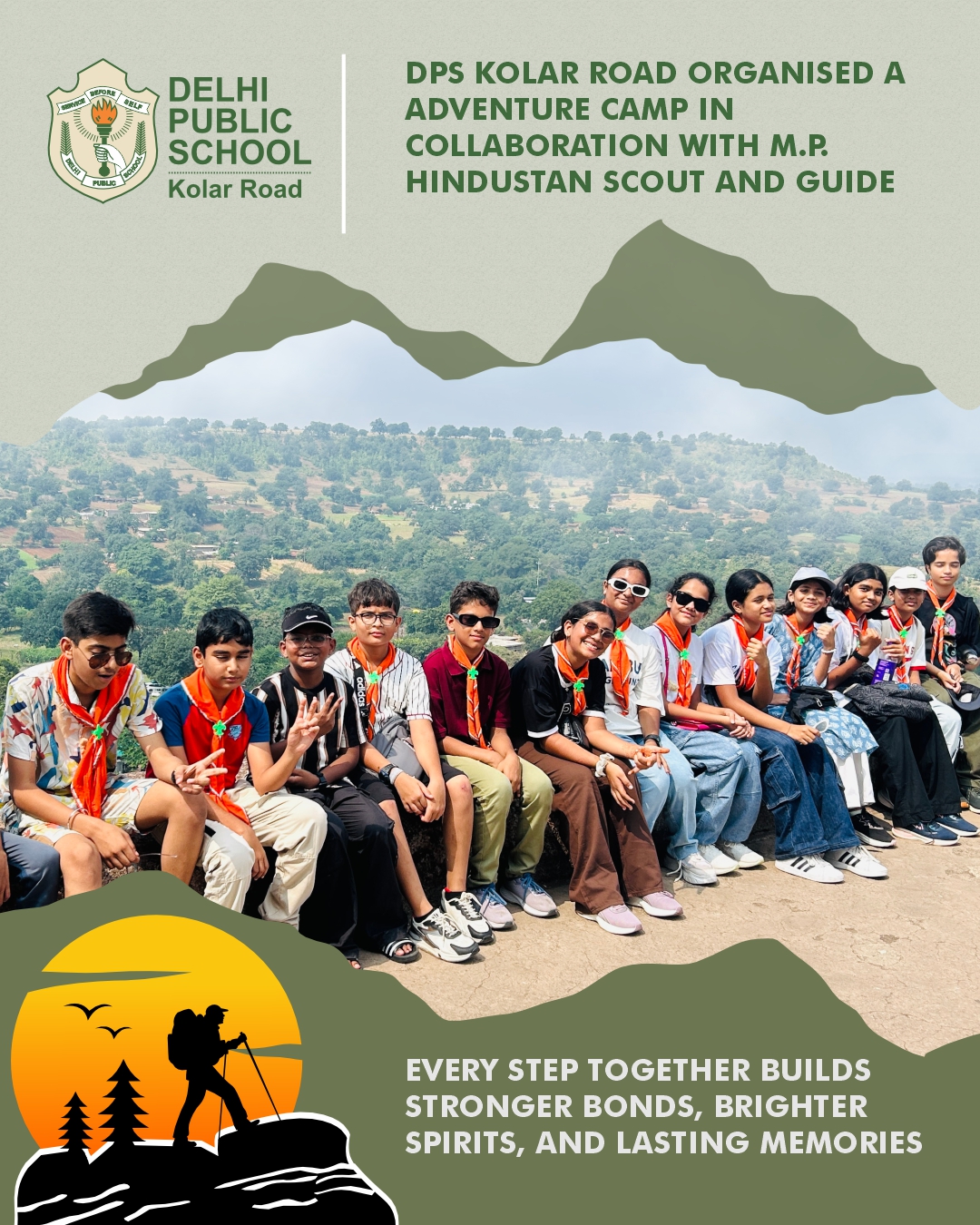 SCOUT AND GUIDE (ADVENTURES CAMP) IN COLLABORATION WITH M.P. HINDUSTAN SCOUT AND GUIDE-7