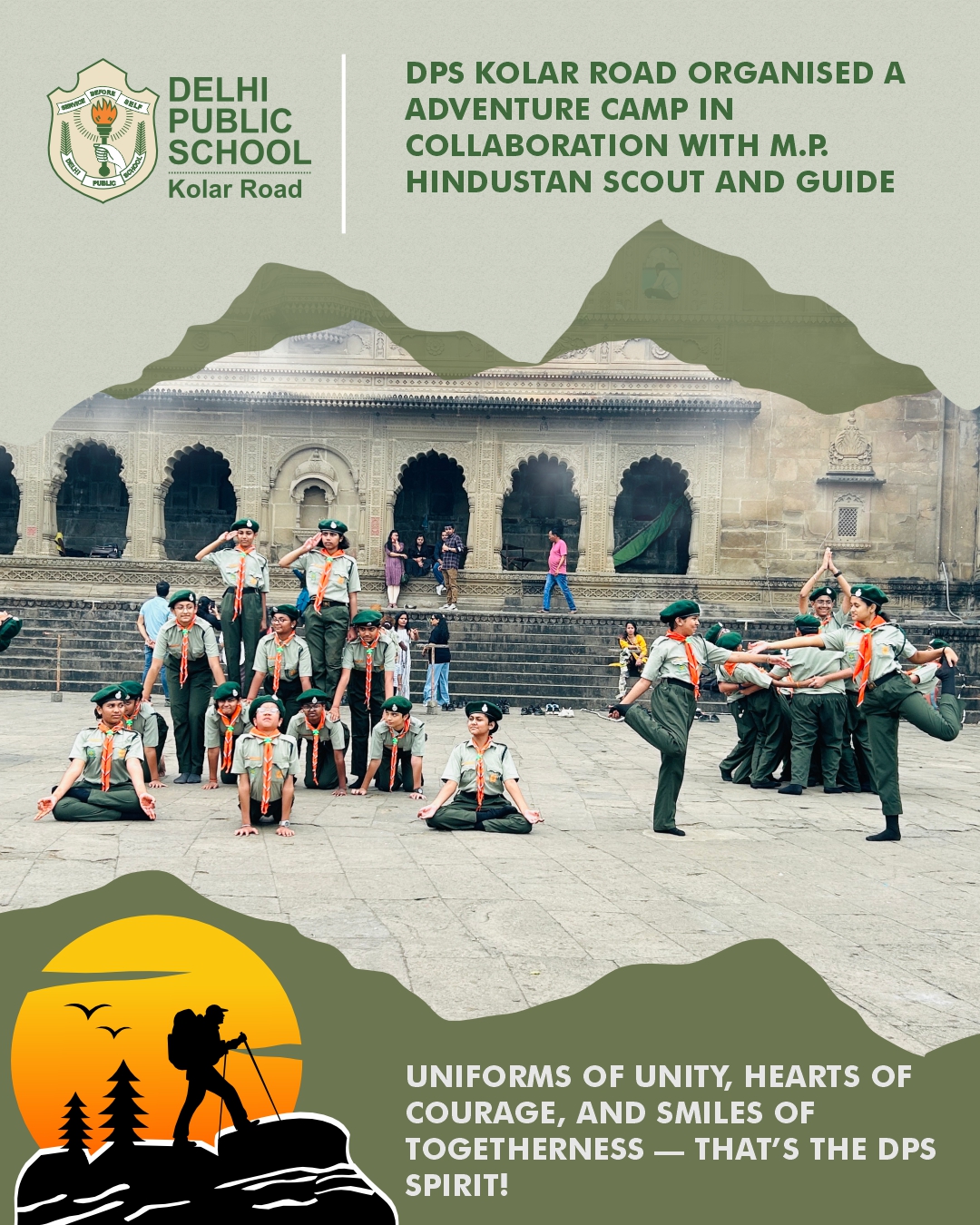 SCOUT AND GUIDE (ADVENTURES CAMP) IN COLLABORATION WITH M.P. HINDUSTAN SCOUT AND GUIDE-8