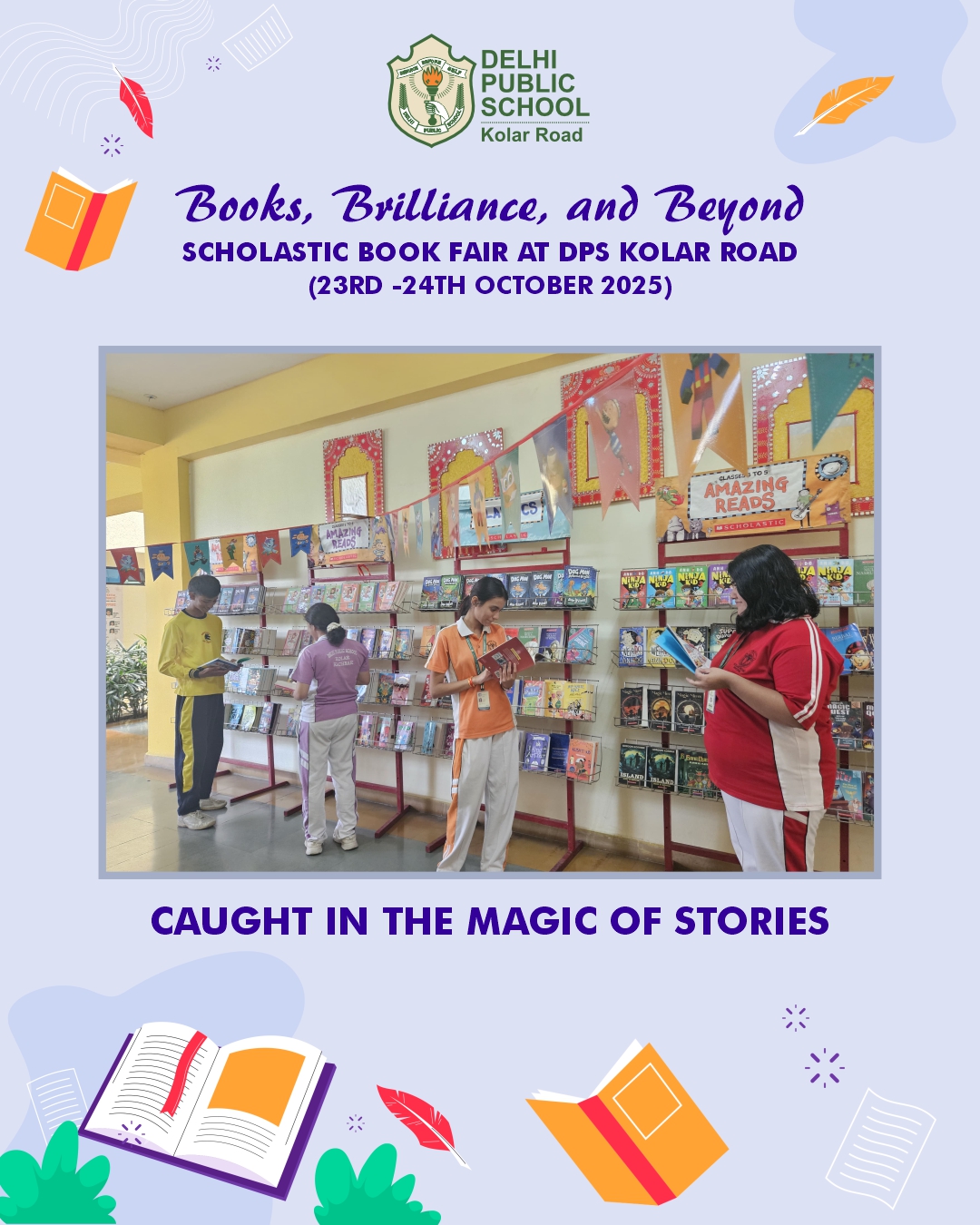 Scholastic Book Fair at DPS Kolar Road-1