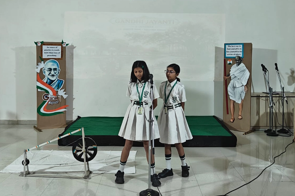 Gandhi Jayanti Assembly 07